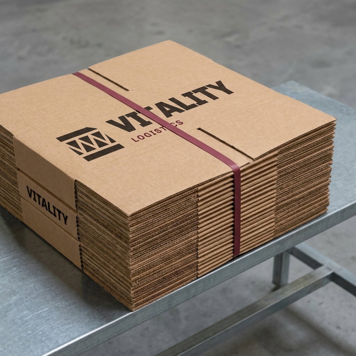 ROUTE Multi-Depth Carton u2014 16 x 16 x 12 in, scored 3-depth