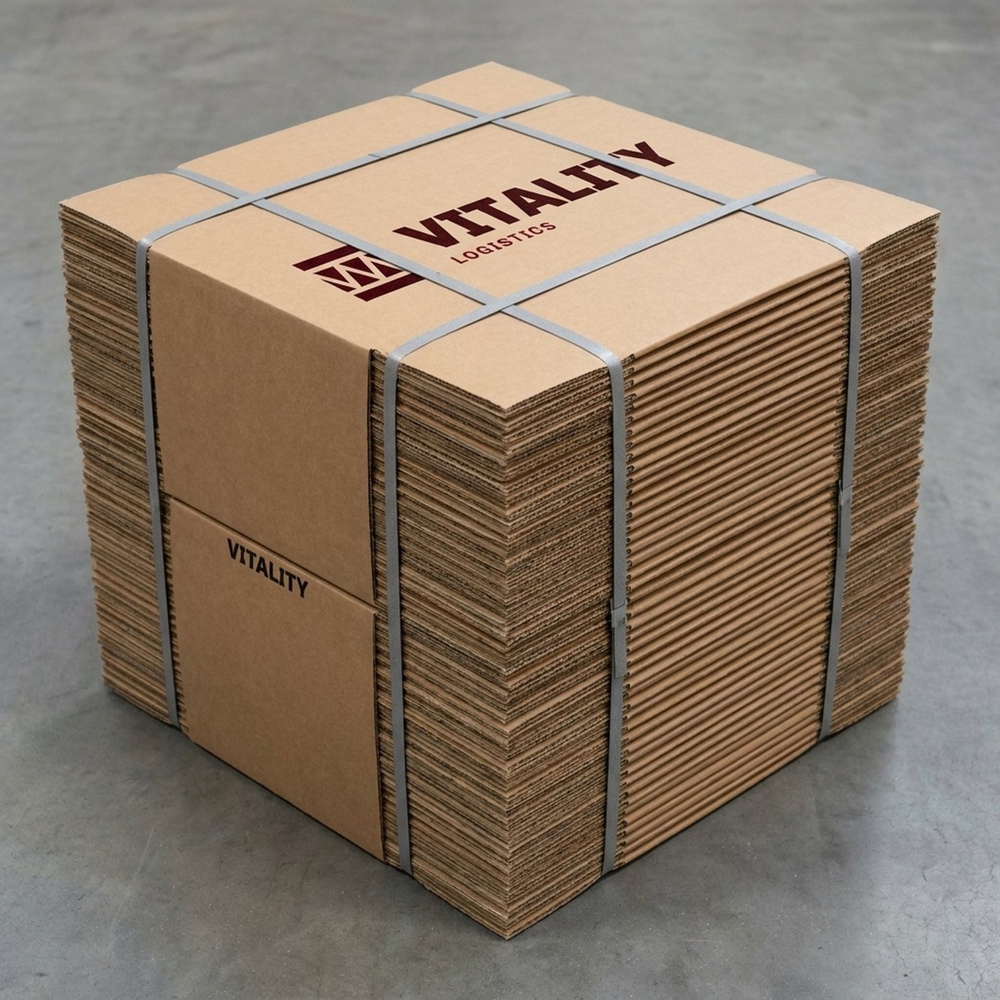 ROUTE RSC Shipping Carton u2014 20 x 20 x 20 in, 275# / 48 ECT, double-wall
