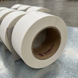 MANIFEST Branded Tape Blank u2014 2 in x 110 yd, white printable
