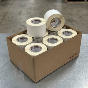 MANIFEST Thermal Transfer Label Roll u2014 4 x 2 in, 3 in core