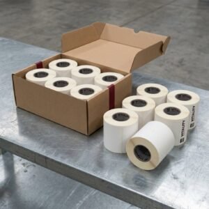 MANIFEST Direct Thermal Label Roll u2014 4 x 4 in, 3 in core