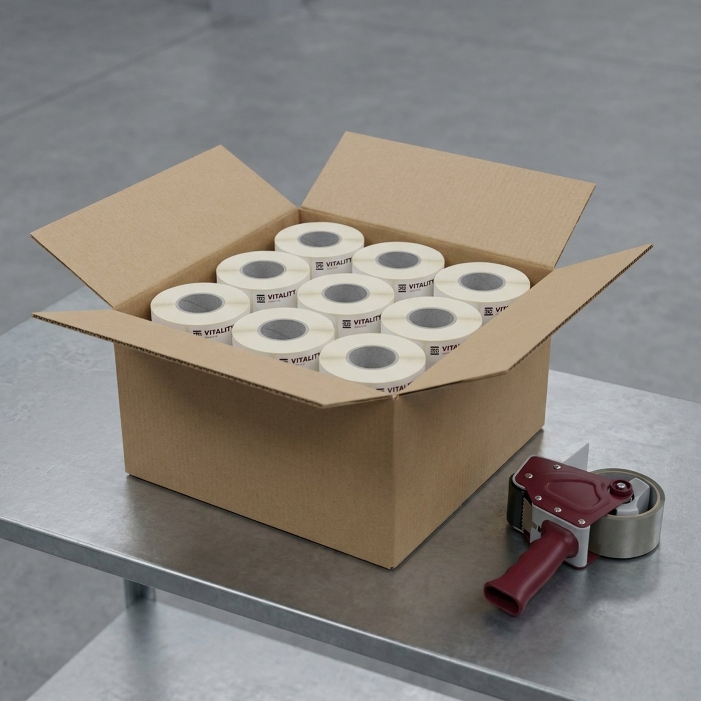 ROUTE Direct Thermal Label Roll u2014 4 x 6 in, 3 in core