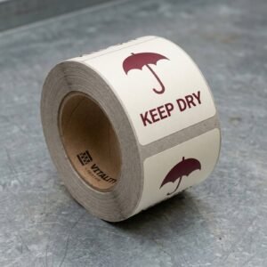 ROUTE Handling Mark Label u2014 KEEP DRY, 3 x 5 in