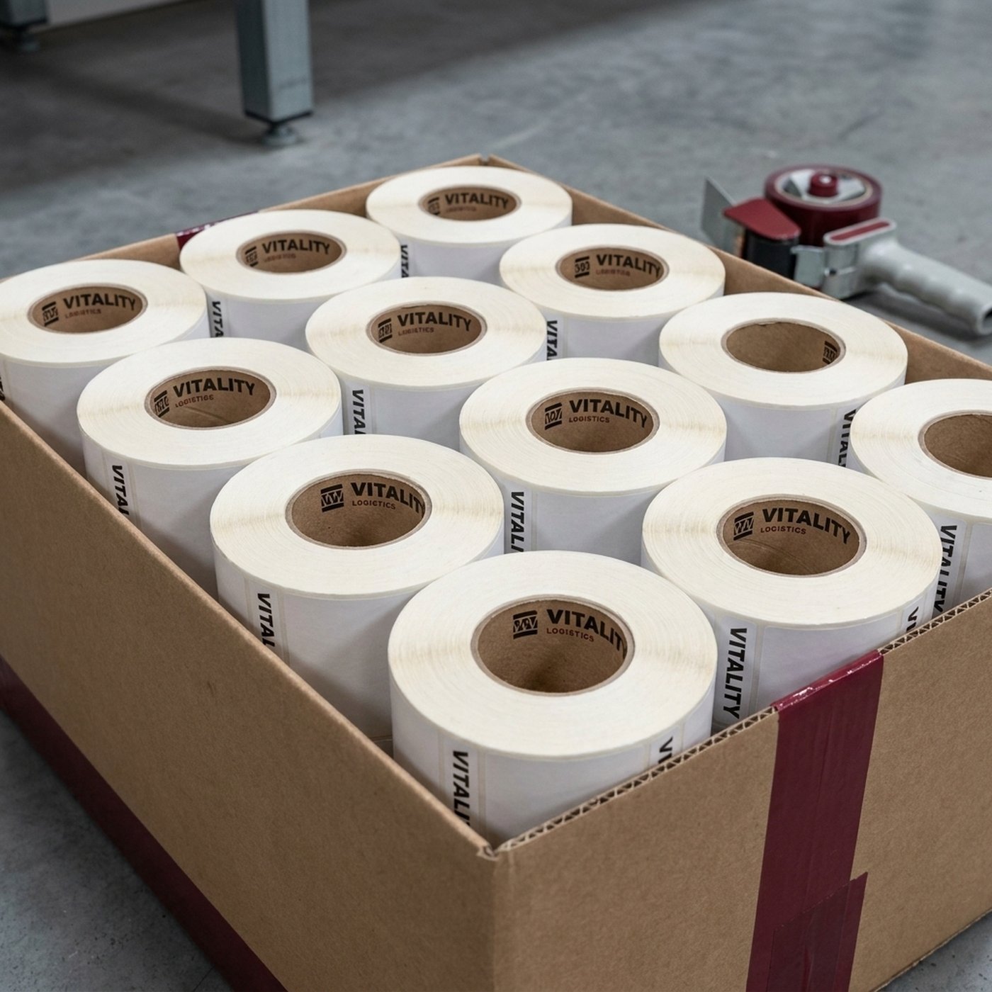 MANIFEST Direct Thermal Label Roll u2014 2.25 x 1.25 in, 1 in core