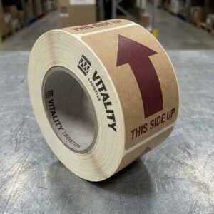 ROUTE Handling Mark Label u2014 THIS SIDE UP, 3 x 5 in