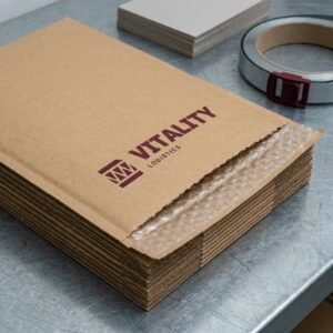 ROUTE Bubble-Lined Mailer u2014 10.5 x 16 in, kraft face