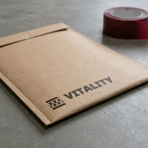ROUTE Bubble-Lined Mailer u2014 14.25 x 20 in, kraft face