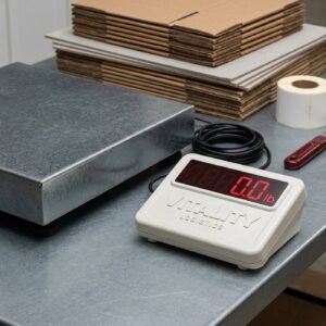 MANIFEST Bench Shipping Scale u2014 400 lb x 0.1 lb, 18 x 18 in