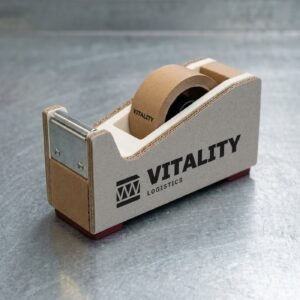 MANIFEST Tabletop Tape Dispenser u2014 3 in, weighted base