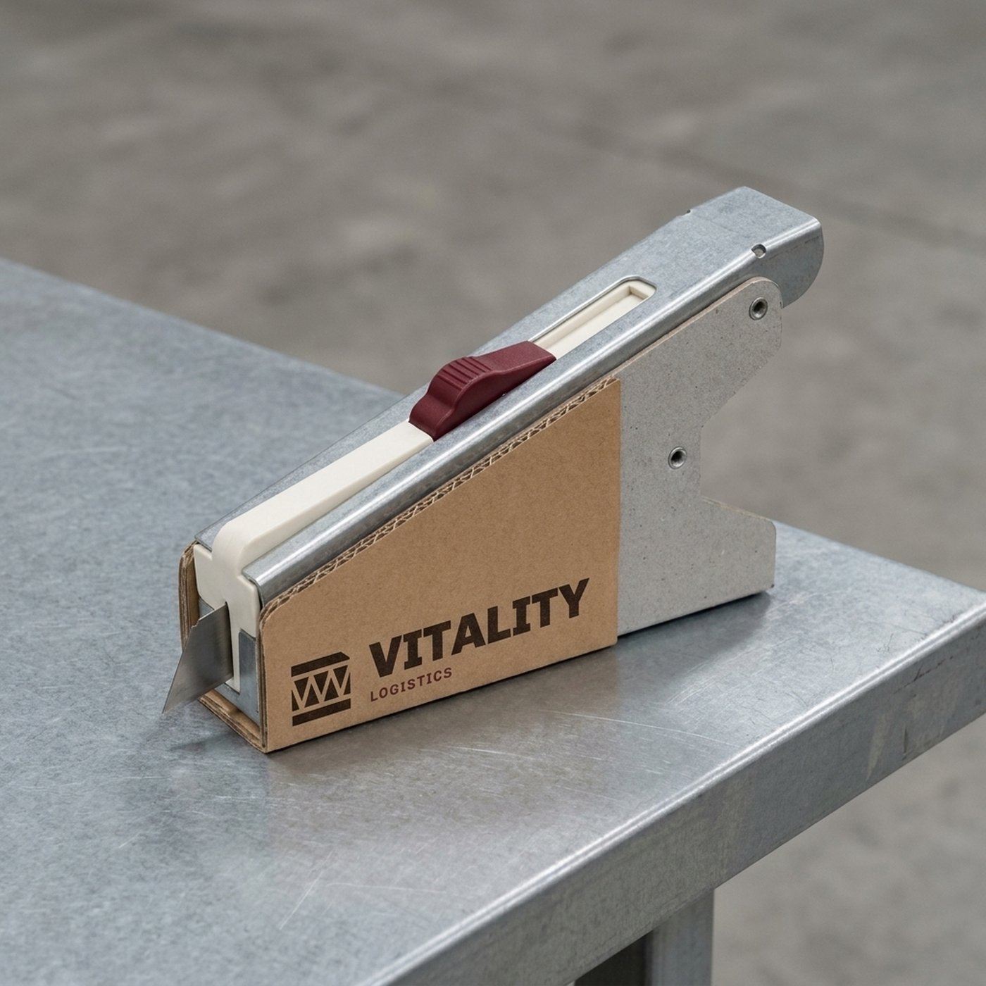 ROUTE Carton Sizing Tool u2014 safety blade, retracting