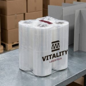 MANIFEST Vented Pallet Wrap u2014 90 ga x 20 in x 1500 ft