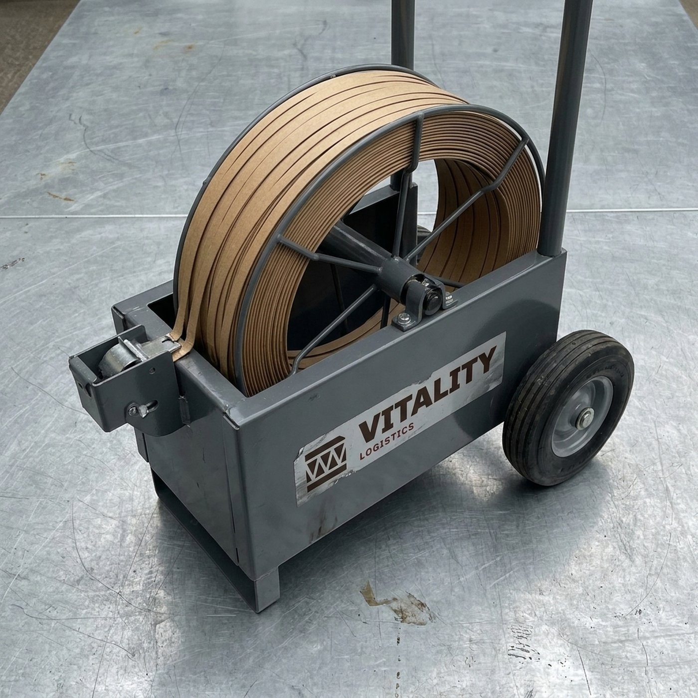 CAMELBACK Corded Strapping Cart u2014 steel coil, brake dispenser