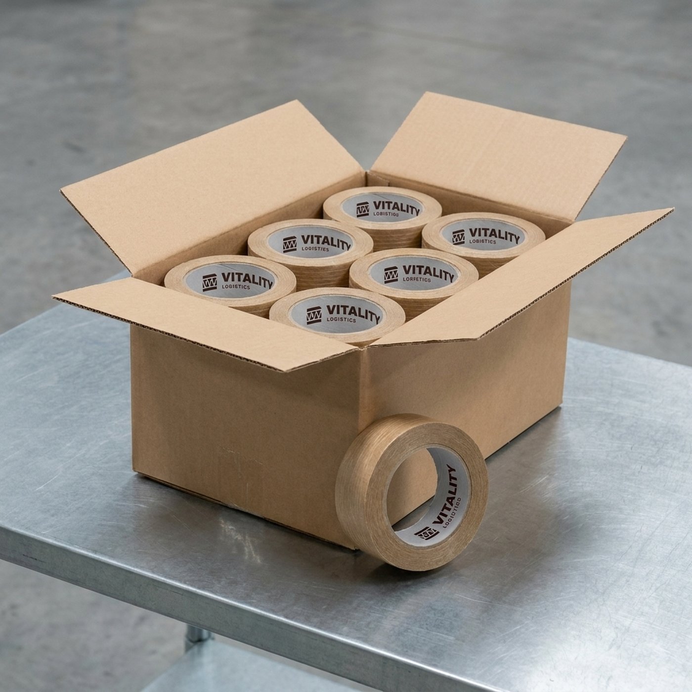 MANIFEST Water-Activated Kraft Tape u2014 60 mm x 450 ft, reinforced