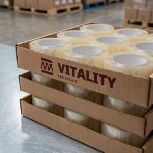 ROUTE Acrylic Carton Tape u2014 1.6 mil x 2" x 55 yd
