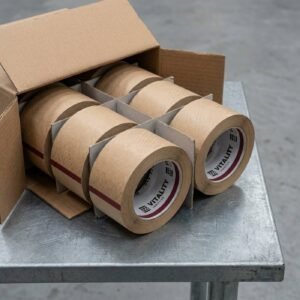 CAMELBACK Water-Activated Kraft Tape — 76 mm x 375 ft, reinforced